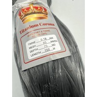 Сетеполотно Titanium Corona рибальська лялька 0,18 мм сіра